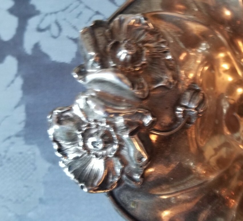 Kerr Sterling Silver Dish Circa 1855 To 1892 Repousse pattern 732