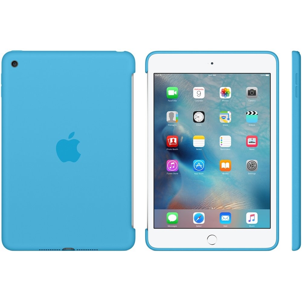 Apple iPad Mini 4 Silicone Case - Blue (MLD32ZM/A)