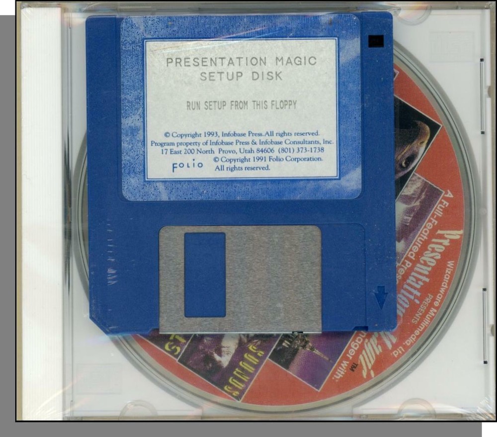 Presentation Magic: Desktop Presentation Manager (1993) - New CD-ROM for PC!