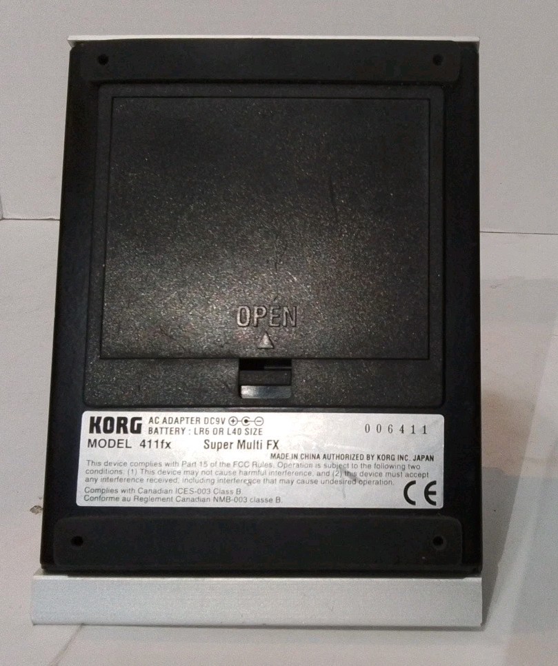 Korg ToneWorks 411fx Super Multi FX Guitar Pedal Processor