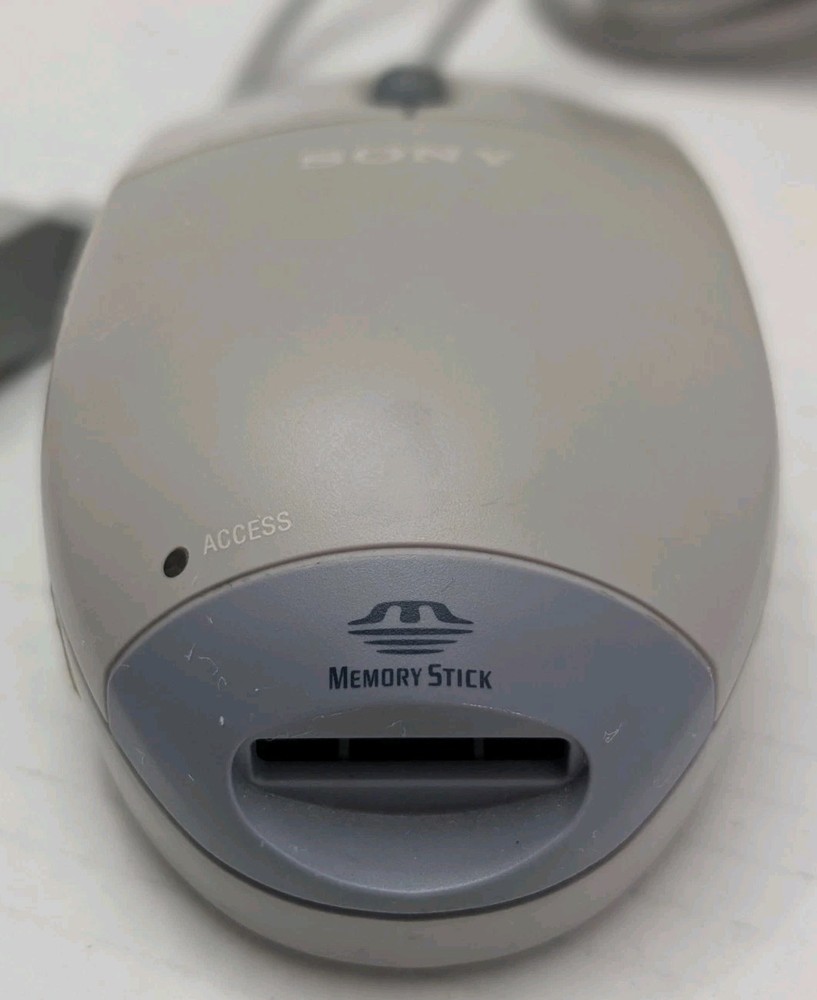 Vintage Sony Mouse Memory Stick Reader/Writer MSAC-US5 - NICE - Works