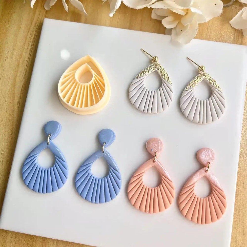 RECTANGULAR U SHAPE Arch Polymer Clay Cutter Set | Organic Shape | Boho Faux Sto