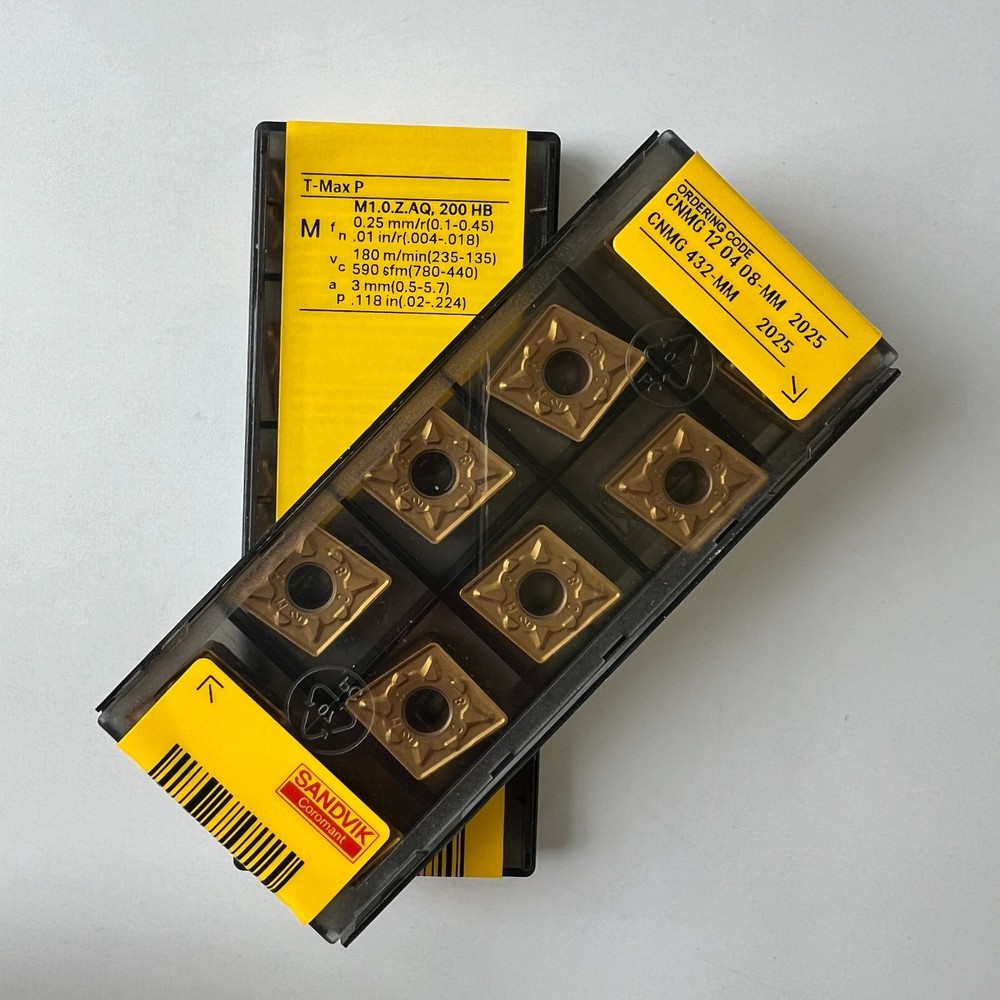 10Pcs/BOX Sandvik CNMG120408-MM 2025