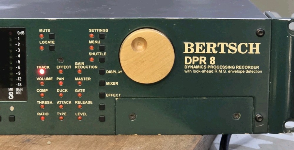 BERTSCH DPR 8 Dynamic Processing Recorder – Professional Data Recording System