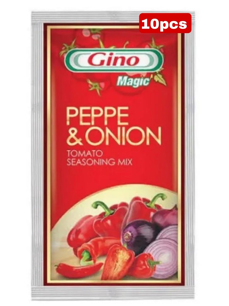 Gino tomato paste Pepper & Onion (Pack of 10)
