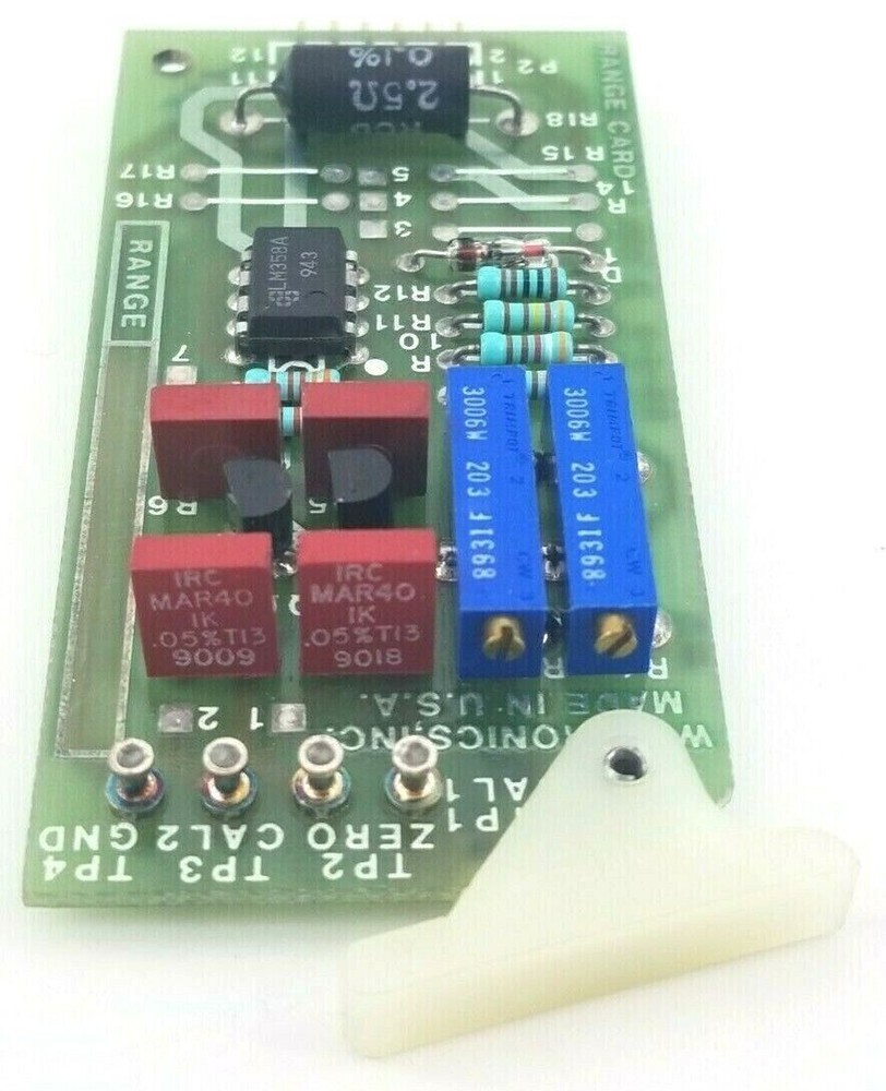 Westronics, MC100040-01 Rev C, Pcb Circuit Board Range Card