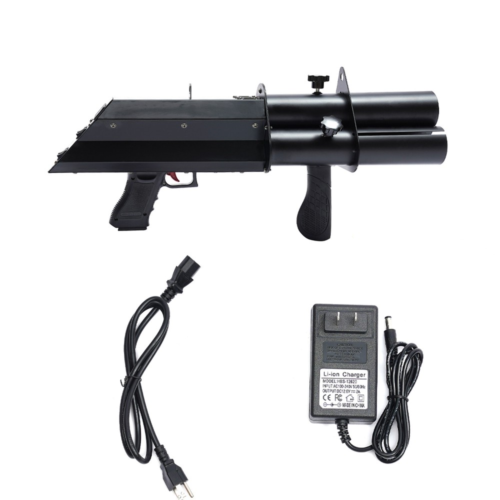 Electric Cannon Launcher Stage Effect Confetti Machine Spraying Trigger Reused