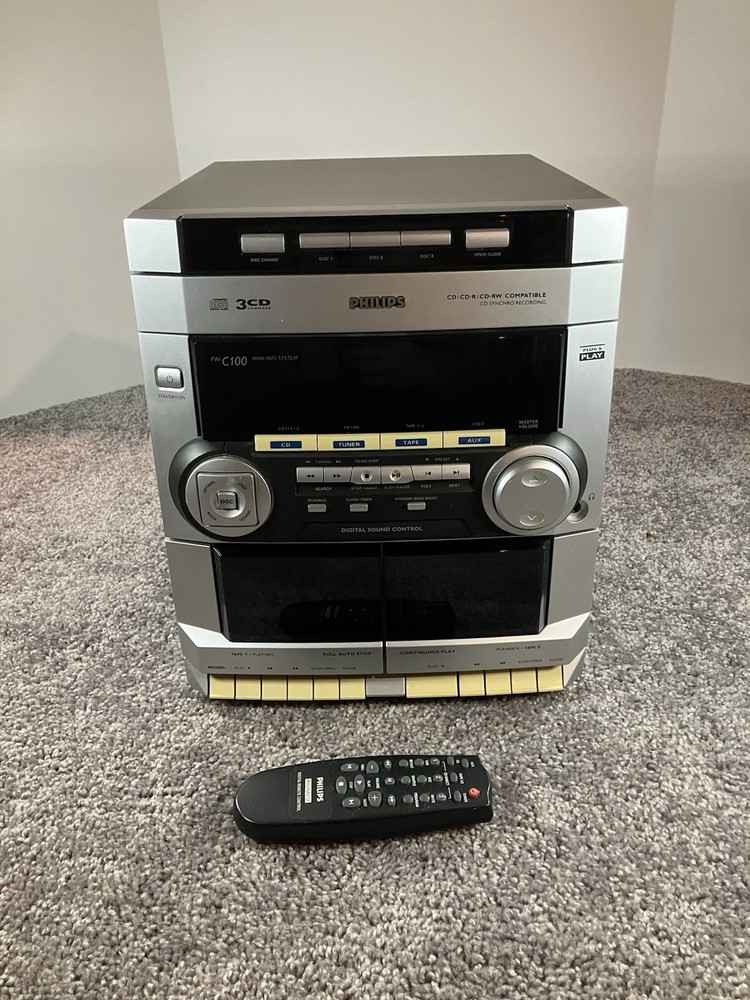 Philips FW-C100/37 Mini Hi-fi Stero System *Read Description*