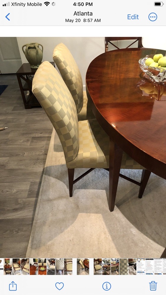 Baker Archetype Set Of Six Dining Chairs