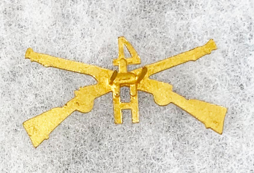 Pre-WWI H Company 4th Infantry Collar Device