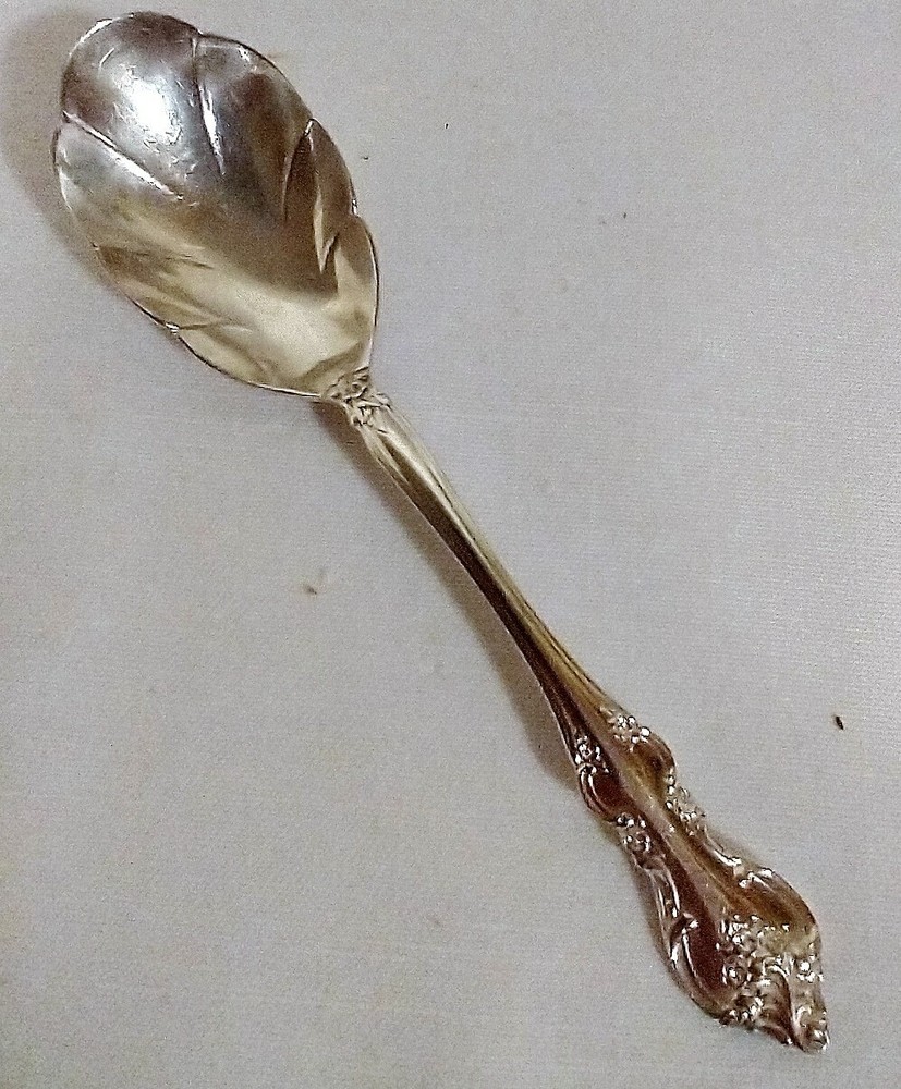 INTERNATIONAL SILVERPLATE SUGAR SHELL DEEP SILVER ORLEANS 1964