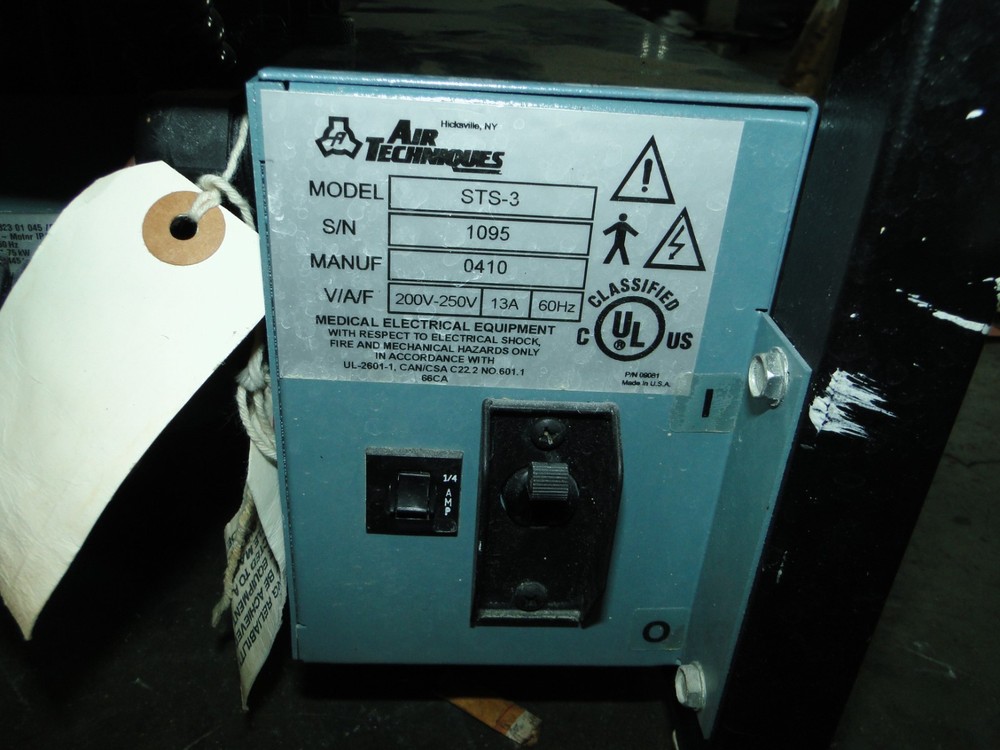 Air Techniques STS3 Dental Dry Vacuum Pump Operatory Suction System No top