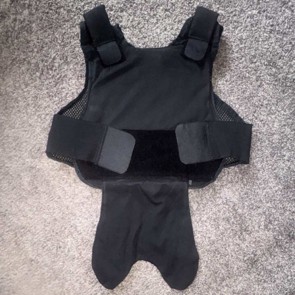 Second Chance Tactical Body Armor Protector Nylon Black Small Regular Men BA-3A…