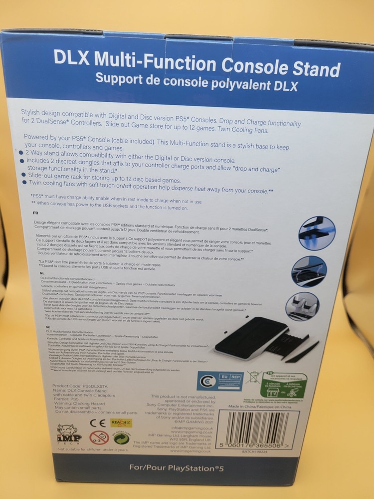 DLX Multi-Function Console Stand PS5