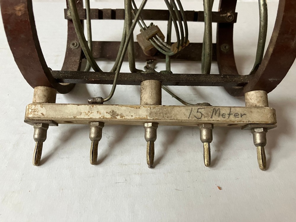 PLUG IN COIL 15 METER HAM RADIO VINTAGE