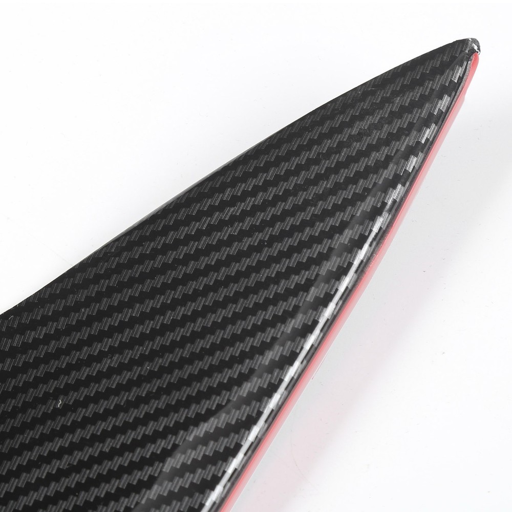 4Pcs Universal Bumper Spoiler Protective Carbon Fiber Style Front Lip Split QTYC