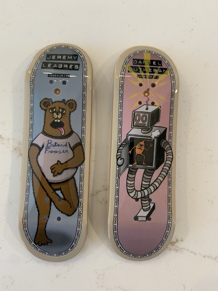 Tech Deck Lot Of (4) Mini Skateboards 4” - 2” Assorted Names & Designs