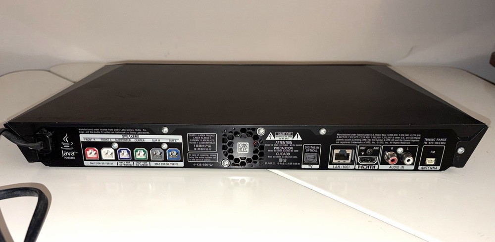 Sony Blu Ray 3D Receiver Player BDV-E2100 & Remote