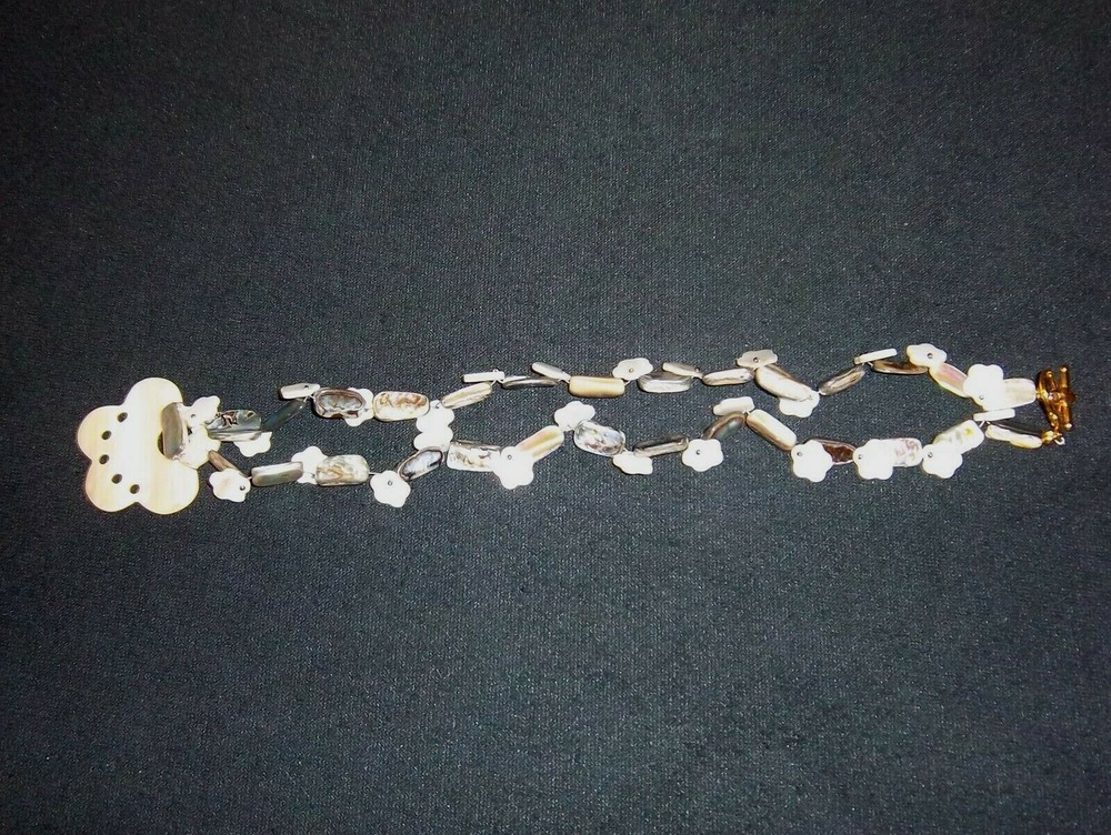 "Paua Garden" Handcrafted Necklace