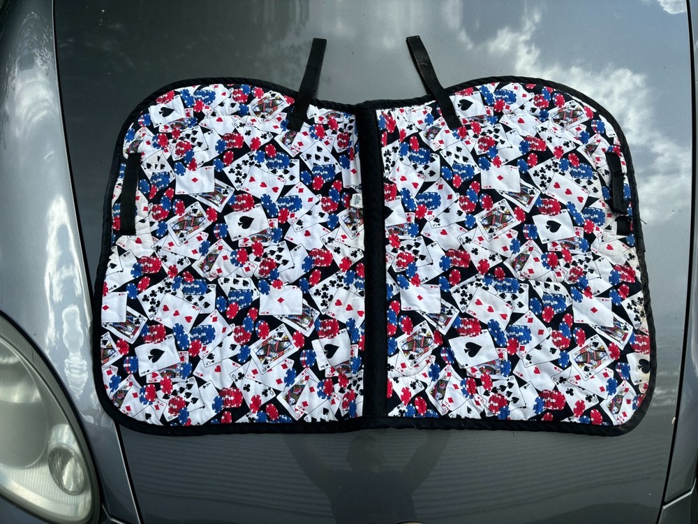 Playing Card English Saddle Pad - Used