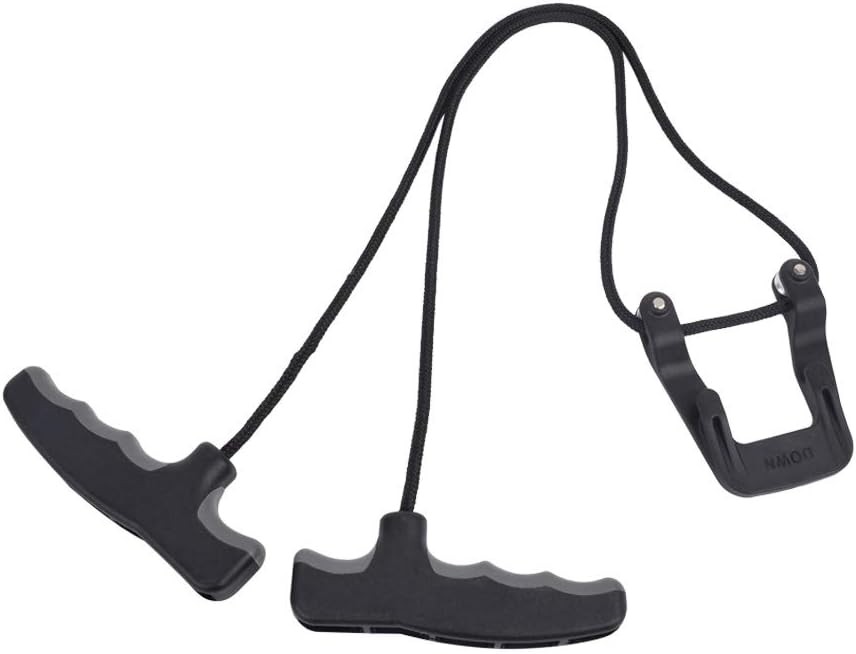 Compound Bow Crossbow Rope Cocking Device Pull Aid 4-Finger Silicone Wrapped Han