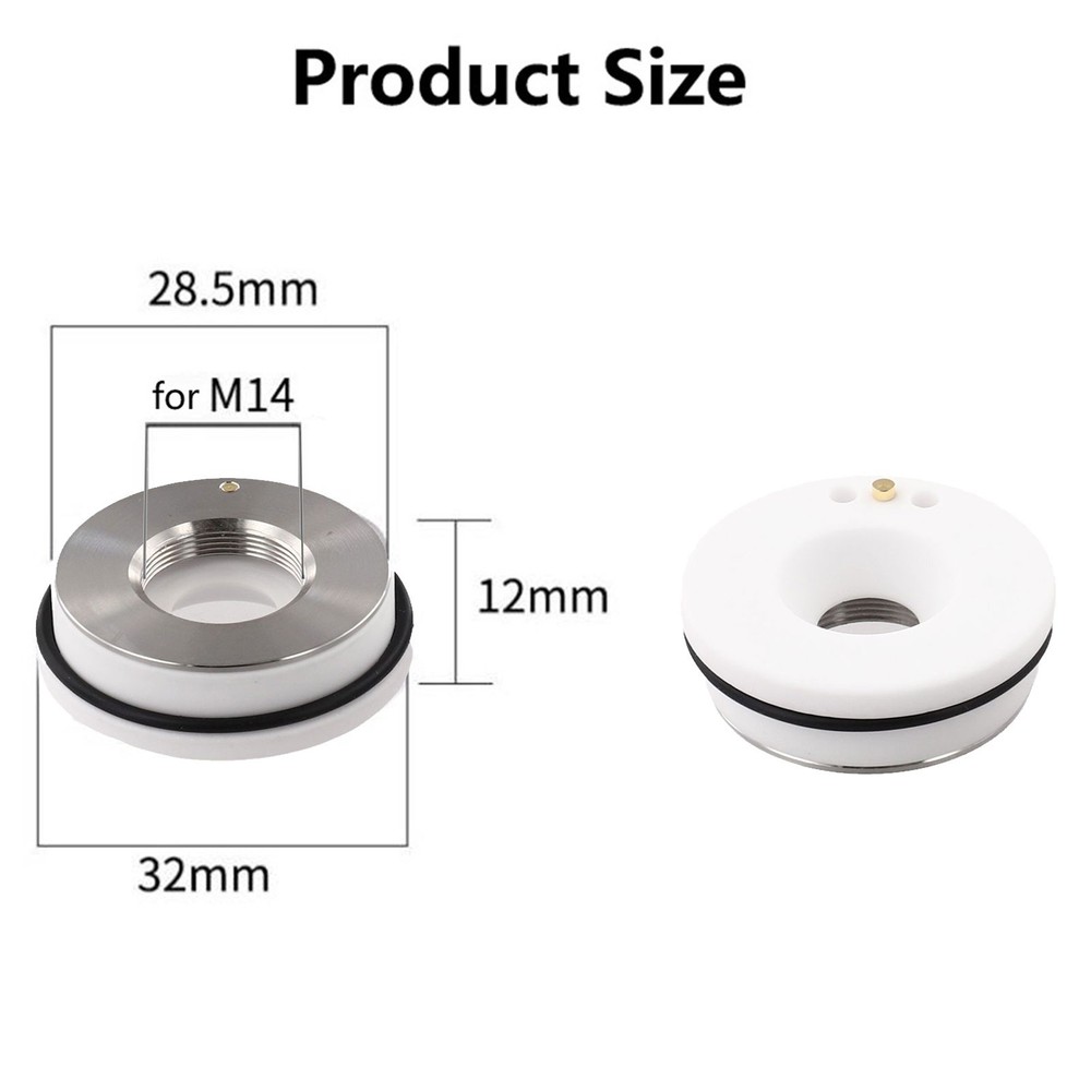 Efficient 32mm Ring Nozzle Holders for Raytools and For Precitec 2PCS Set