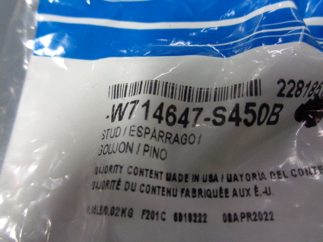 Genuine Engine Cover Stud W714647-S450B