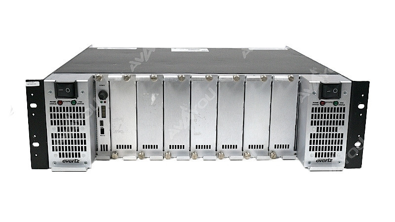 Evertz 570FR 3RU Compact Distribution Frame +570FC Frame Control +57PS +Blanks