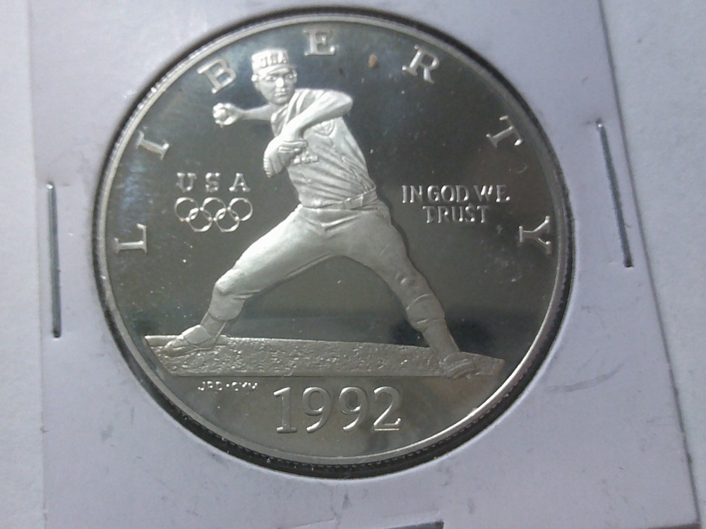 1992 Proof Nolan Ryan silver Dollar
