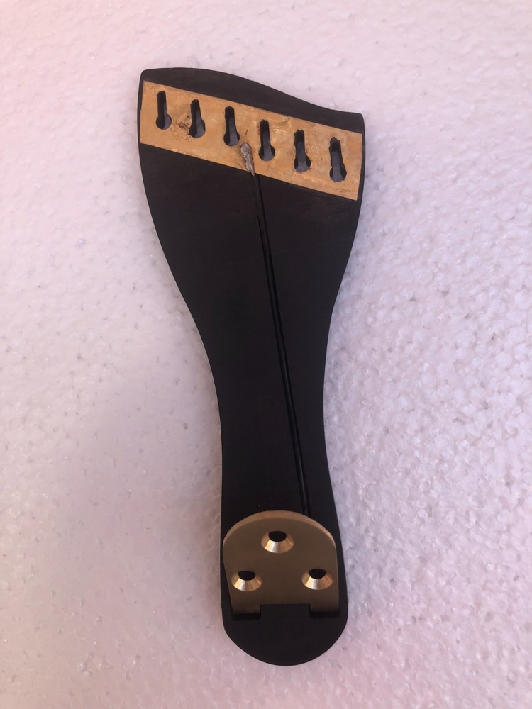 Solid ebony tailpiece for 6 string guitar