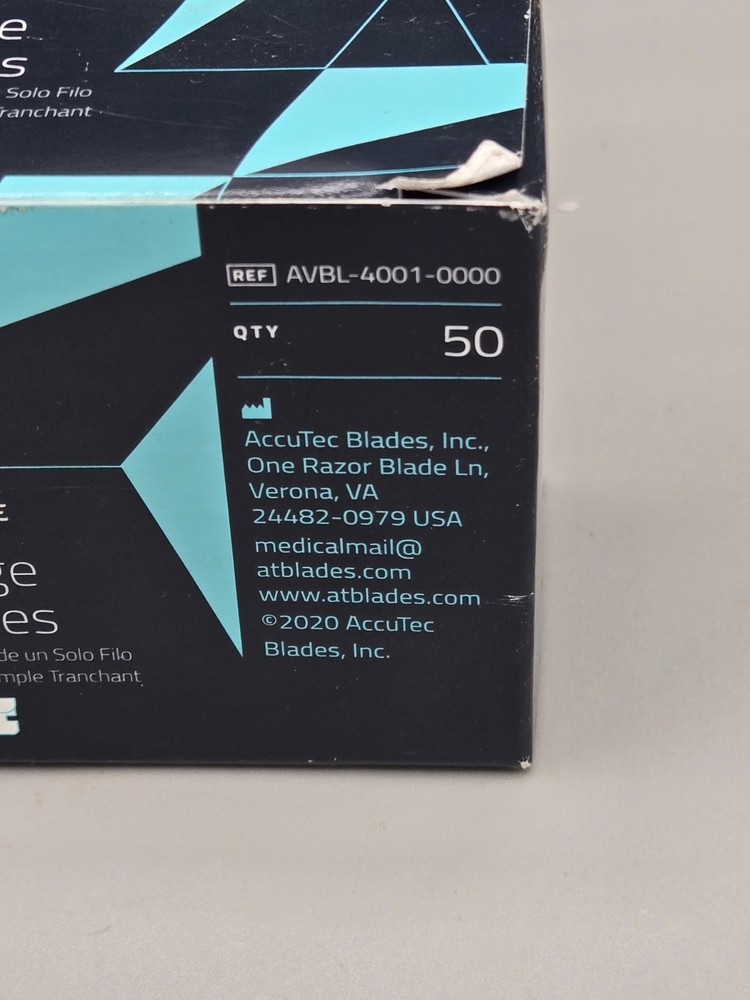 Accuthrive "Medical Prep" Double Edge Blades