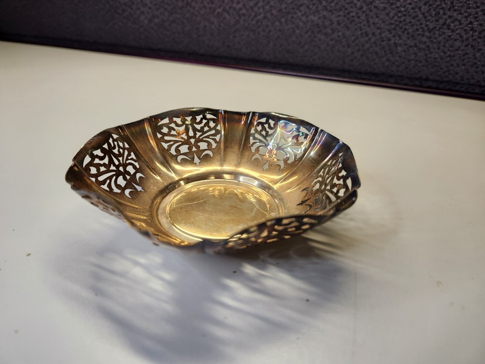 Birks Silver Plate Pierced Bowl