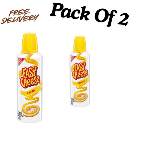 EASY CHEESE Cheddar Cheese Snack, 8 oz