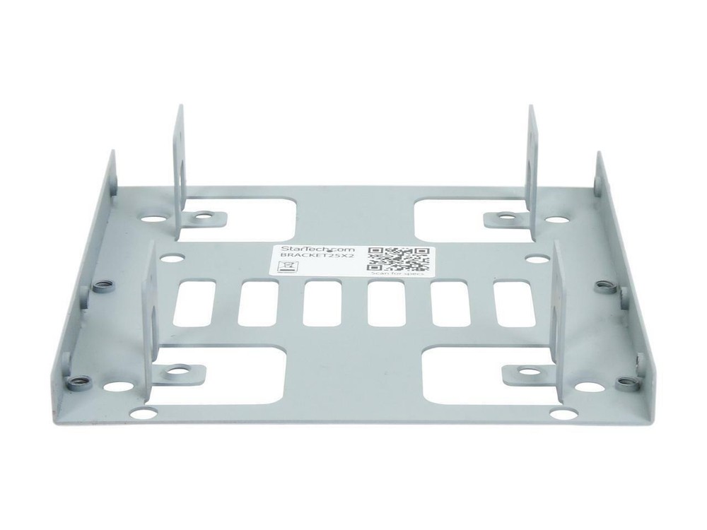 StarTech.com BRACKET25X2 Dual 2.5” to 3.5" Hard Drive Bay Mounting Bracket - 2.5