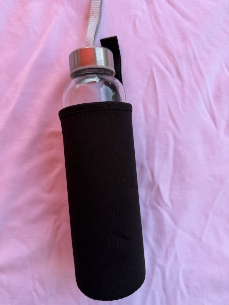 18oz Glass Bottle With Cloth Sleeve