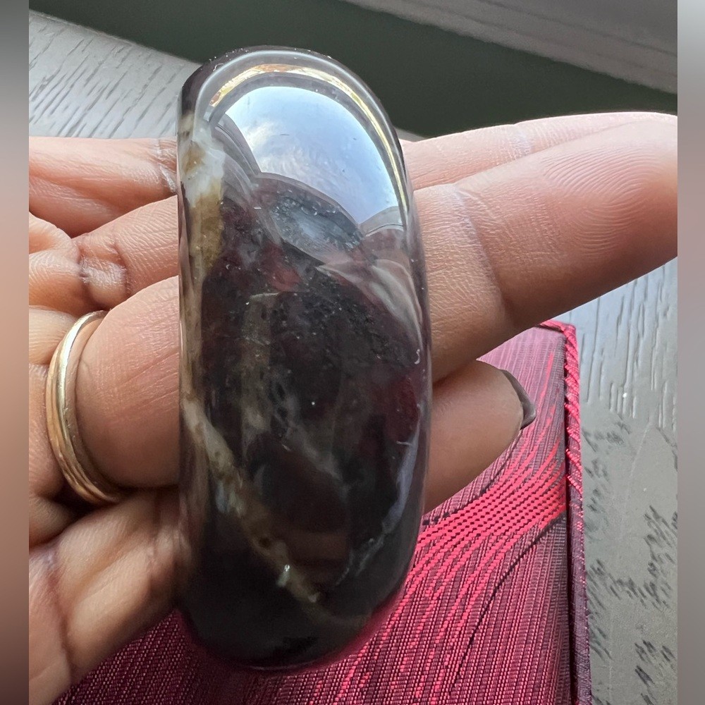 Chicken blood soft bangle 60mm