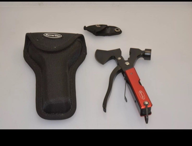 RoverTac 14-in-1 Multitool Camping Axe Hatchet - New