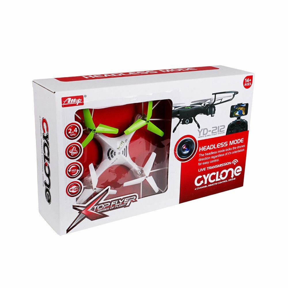 4CH 6-Axis FPV RC Drone Quadcopter Wifi Camera Real Time Video 2 Control Modes