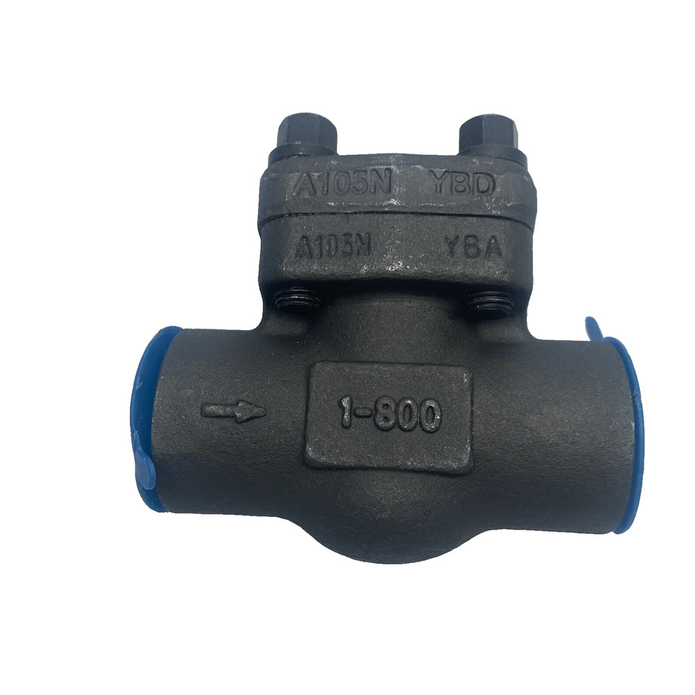 PCN800TE1 Socket Weld End & Threaded End Forged Steel Piston Check Valve 1"