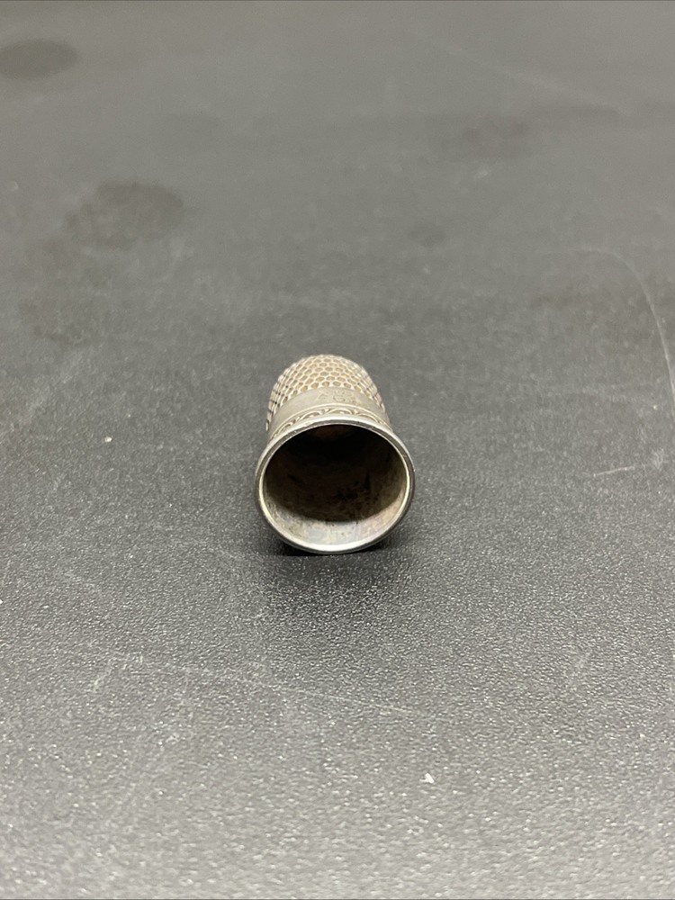 Vintage Sterling Silver Thimble 6