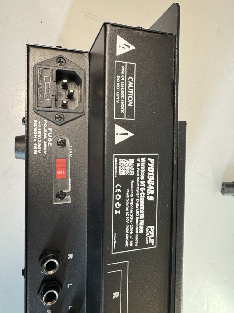 Pyle PYD1964B5 6-Channel Bluetooth DJ Mixer System