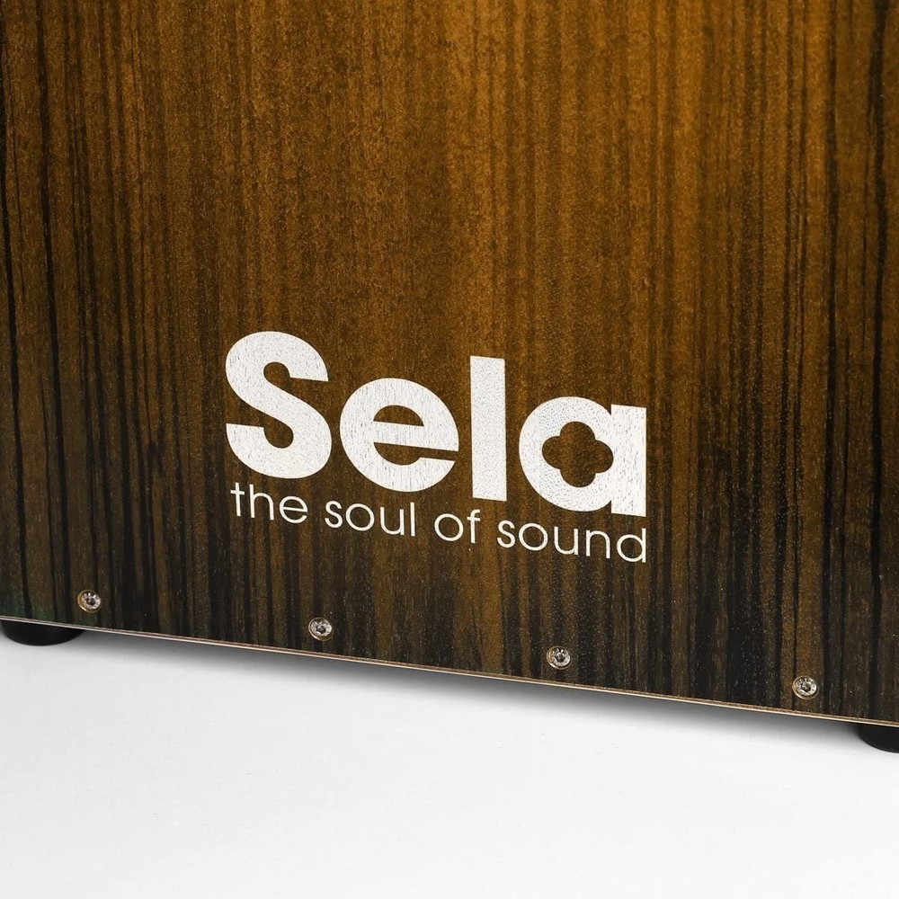 sela Percussion Birchwood Box Drum Bundle with Internal Snares, Includes...