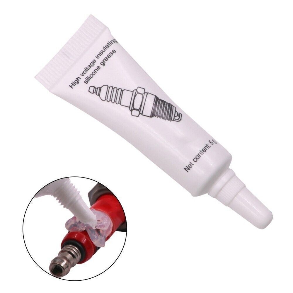 2Pcs Car Spark Plug Insulating Grease High Voltage Electrical Silicone Grease