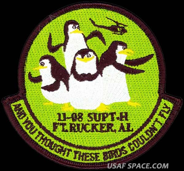 USAF PILOT TRAINING-HELICOPTER - CLASS 2011-08 -THESE BIRDS COULDN'T FLY -PATCH