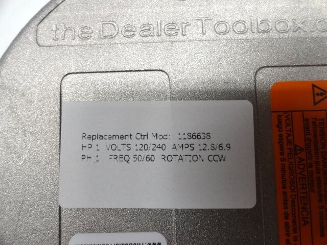 ICP 1186638 MOTOR CONTROL