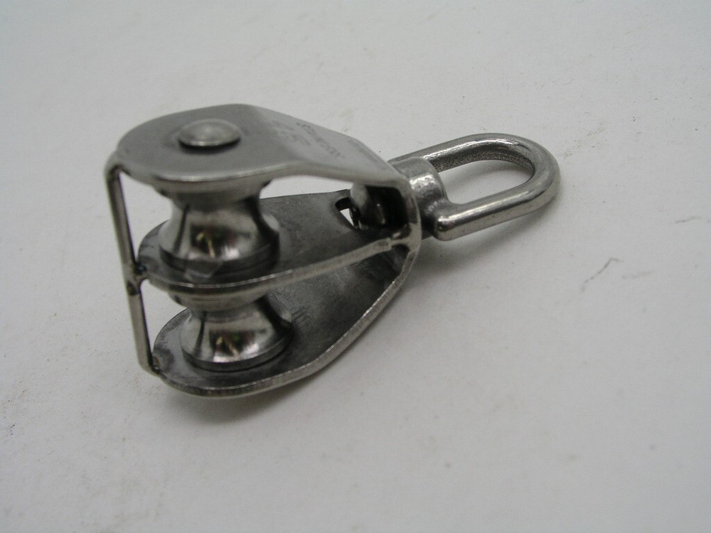15mm Diameter Stainless Double Pulley Block