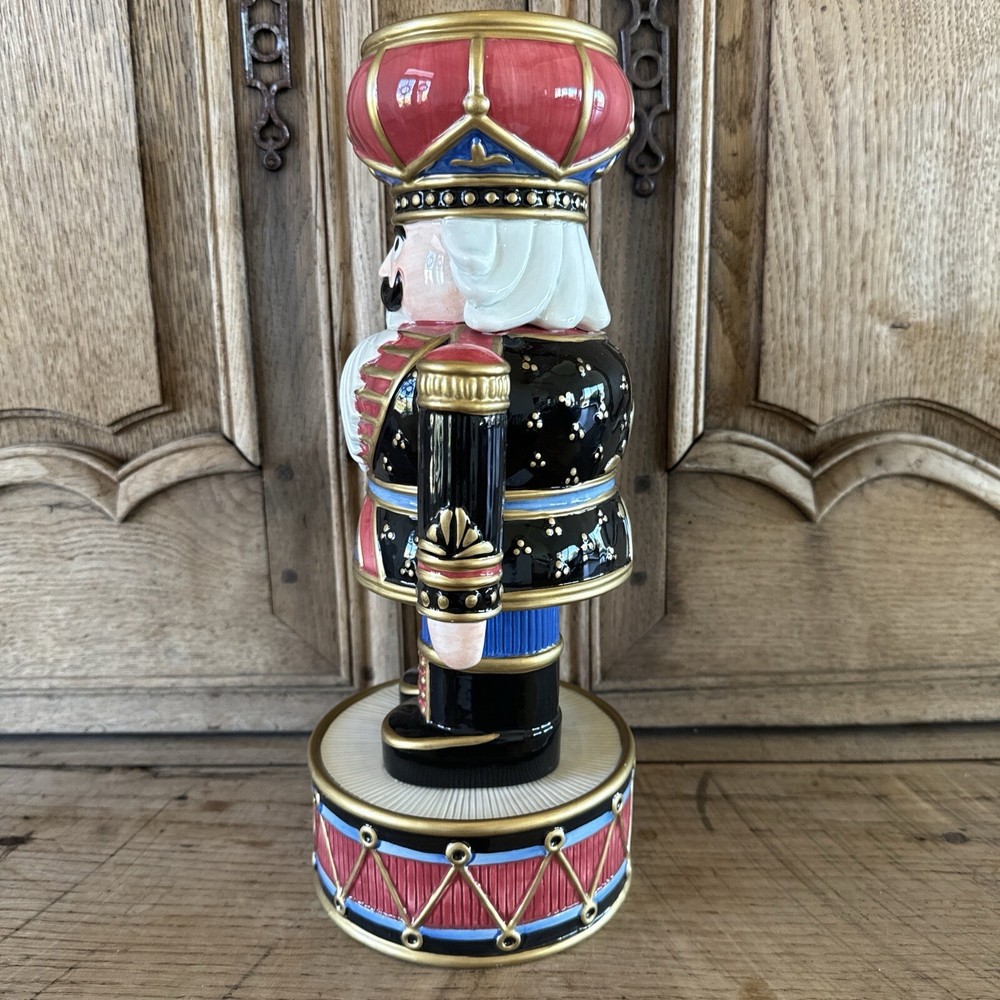 Fitz And Floyd Nutcracker Collection Small Candleholder 13" with Box 2005