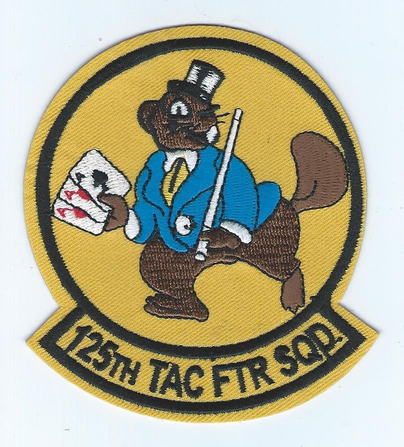 125th FIGHTER SQUADRON (HERITAGE TFS)!!NEW!! patch