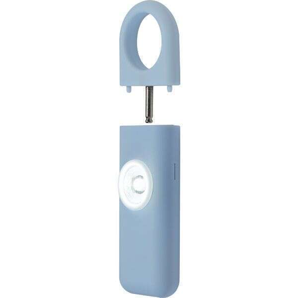 Personal Panic Alarm 130dB and Strobe Light BLUE)