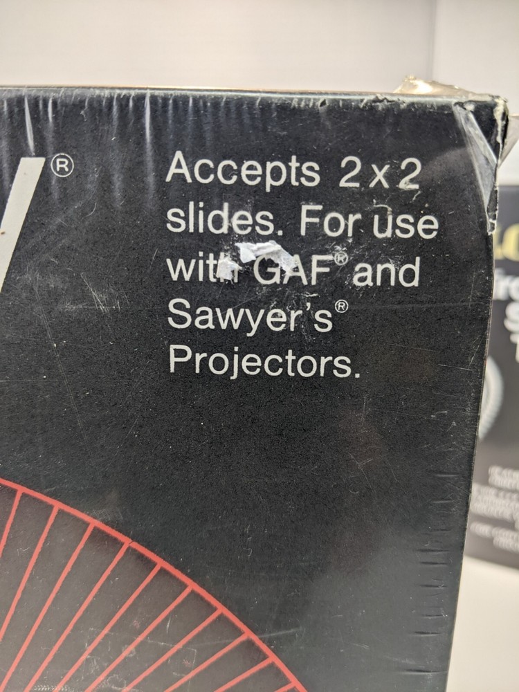 Slide Projector Circular Trays. Sears/GAF 2ea. Sears 9985, 1ea. GAF 6090-059 New